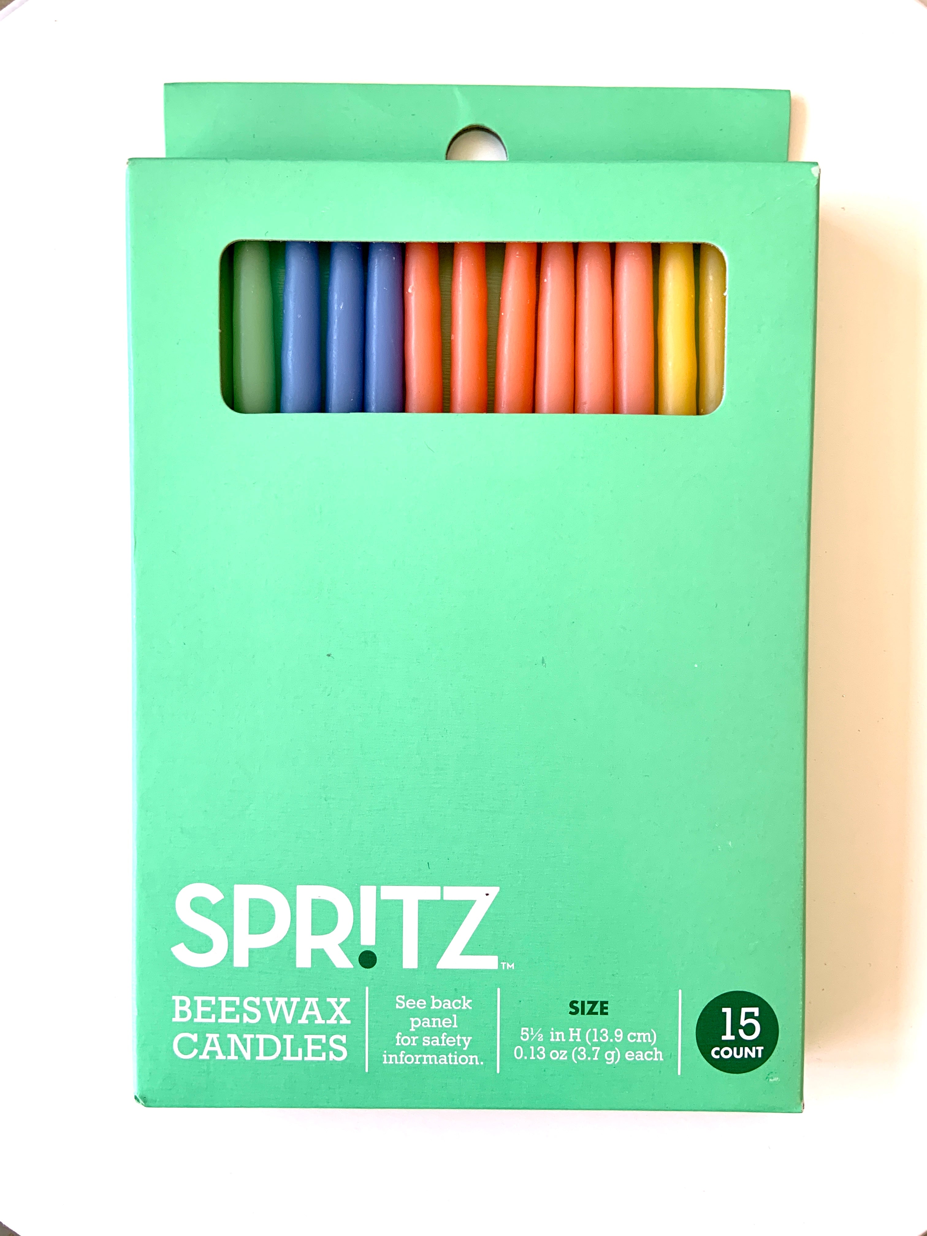 Velas Largas de Colores Sugar Fun Party Store