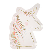 Platos Magical Unicorn – Pack de 8 Platos de Cartón con Diseño de Unicornio para Fiestas Infantiles