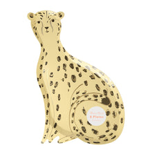Platos Safari Cheetah – Pack de 8 Platos de Cartón con Diseño de Guepardo para Fiestas Temáticas