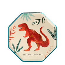 Platos Dinosaur Kingdom – Pack de 8 Platos de Papel con Diseño de Dinosaurios