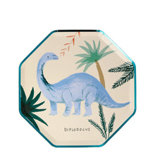 Platos Dinosaur Kingdom – Pack de 8 Platos de Papel con Diseño de Dinosaurios