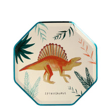 Platos Dinosaur Kingdom – Pack de 8 Platos de Papel con Diseño de Dinosaurios