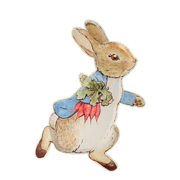 Platos Peter Rabbit – Pack de 12 Platos de Cartón con Diseño Clásico para Fiestas Infantiles