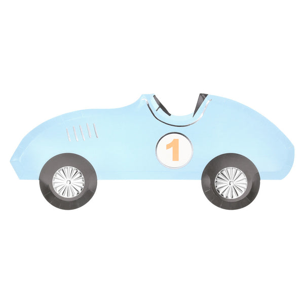 Platos Race Cars Grandes – Platos de Cartón para Fiesta de Carreras (Pack de 8)