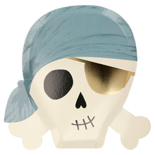 Platos Pirates – Pack de 8 Platos de Papel con Diseño de Piratas para Fiestas Infantiles