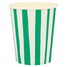 Mixed Stripe Cups – Pack de 8 Vasos de Papel para Fiesta Temática