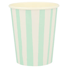 Mixed Stripe Cups – Pack de 8 Vasos de Papel para Fiesta Temática