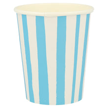 Mixed Stripe Cups – Pack de 8 Vasos de Papel para Fiesta Temática