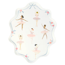 Platos Ballerinas – Pack de 8 Platos de Papel cpara Fiesta Temática
