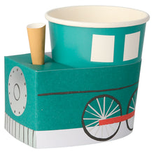 Vasos Train – Pack de 8 Vasos de Papel en forma de Tren