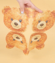 Servilletas con forma de Oso para baby shower y cumpleaños