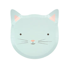 Platos Cute Kitten – Pack de 8 Platos de Cartón con Diseño de Gatito para Fiestas Infantiles