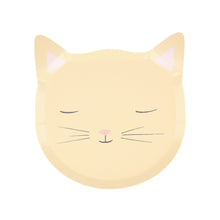 Platos Cute Kitten – Pack de 8 Platos de Cartón con Diseño de Gatito para Fiestas Infantiles