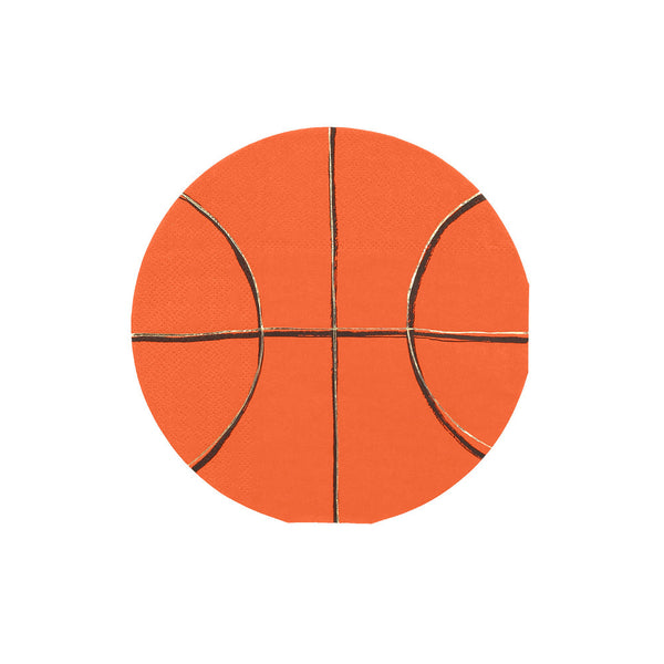 Servilletas Basketball – Pack de 16 Servilletas de Papel para Fiesta Infantil o Deportiva