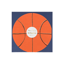 Servilletas Basketball – Pack de 16 Servilletas de Papel para Fiesta Infantil o Deportiva