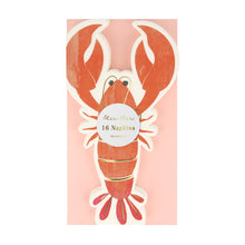 Servilletas Lobster – Pack de 16 Servilletas de Papel para Fiestas de Verano o Mariscos