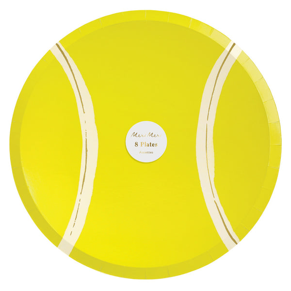 Platos Tennis – Estilo deportivo para tu mesa de fiesta