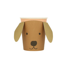 Dog Cups – Pack de 8 Vasos de Papel con Diseño de Perritos para Fiestas Infantiles