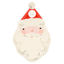 Platos Santa Jolly Christmas – Pack de 8 Platos de Papel Navideños