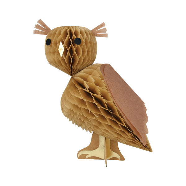 Honeycomb Owls x3 – Decoración de Búhos de Panal 3D para Fiestas de Otoño y Halloween