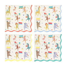 Servilletas Animal Parade – Pack de 16 Servilletas de Papel Elegantes para Fiesta Infantil