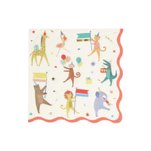 Servilletas Animal Parade – Pack de 16 Servilletas de Papel Elegantes para Fiesta Infantil