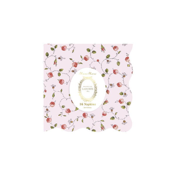 Servilletas Meri Meri x Ladurée Marie-Antoinette – Pack de 16 Servilletas de Papel Tamaño Chico