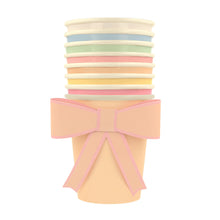 Vasos Pastel Bow – Elegancia sutil para tu celebración
