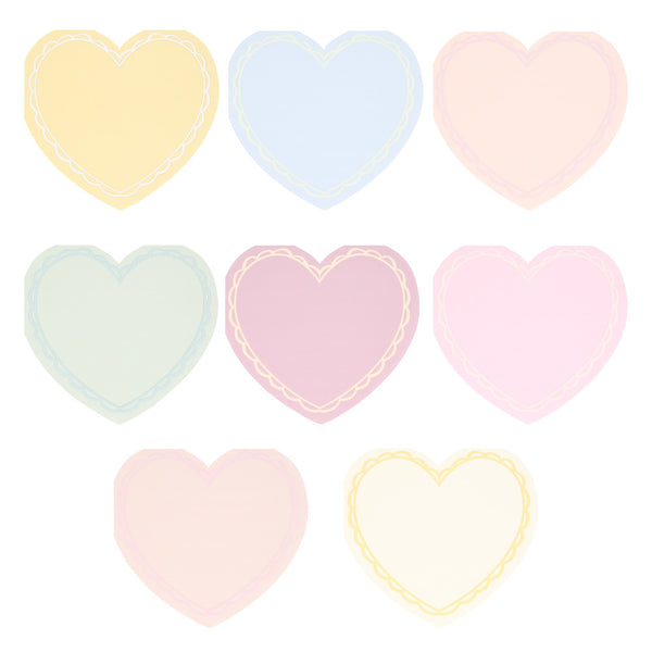 Servilletas Pastel Heart pequeñas – Dulzura en cada detalle