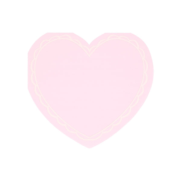 Servilletas Pastel Heart pequeñas – Dulzura en cada detalle