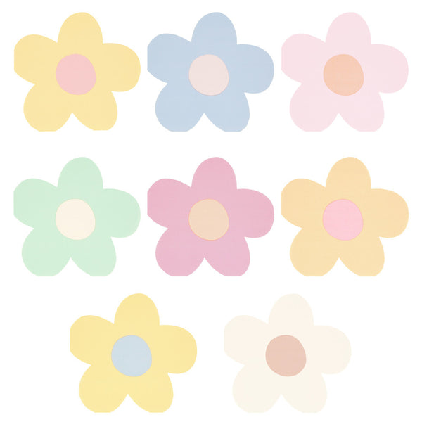 Servilletas Daisy / forma margarita – Frescura floral para tu celebración