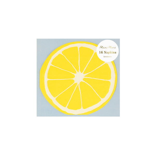 Servilletas Lemon – Pack de 16 Servilletas de Papel
