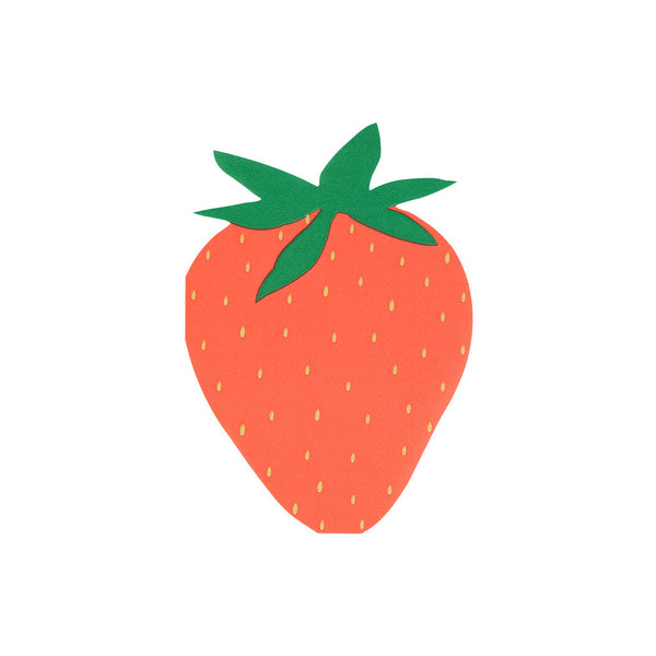 Servilletas Strawberry – Pack de 16 Servilletas de Papel para Fiesta Temática
