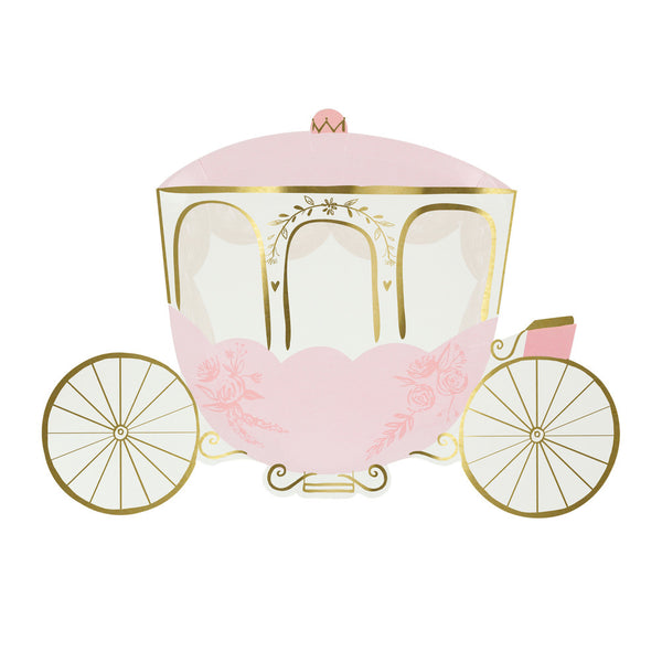 Platos Princess Carriage – Magia real para tu mesa de fiesta