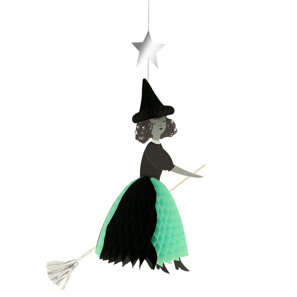 Decoraciones de Brujas Voladoras 3D – Adornos Colgantes para Halloween