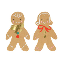 Servilletas Hombre de Jengibre – Pack de 16 Servilletas Navideñas de Papel