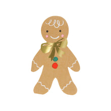 Servilletas Hombre de Jengibre – Pack de 16 Servilletas Navideñas de Papel