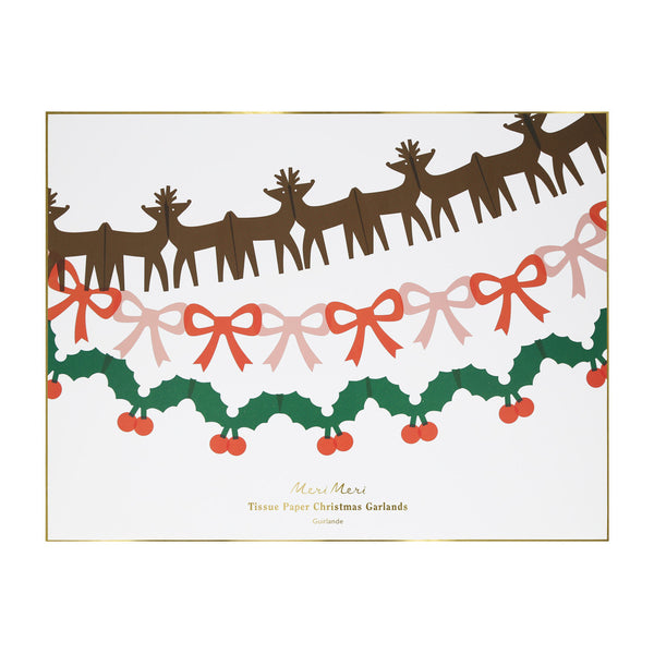 Guirnaldas Navideñas de Papel – Decoración de Navidad con Flecos
