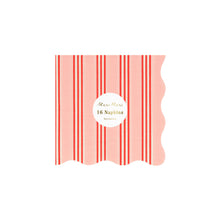 Festive Stripe Small Napkins – Servilletas Rayas Navideñas