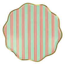 Festive Stripe Dinner Plates – Platos Rayas Festivas