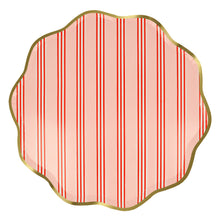 Festive Stripe Dinner Plates – Platos Rayas Festivas