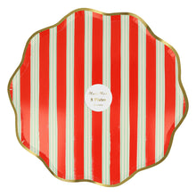 Festive Stripe Dinner Plates – Platos Rayas Festivas