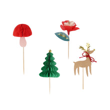 Winter Woodland Cupcake Kit – Kit para Cupcakes Navideños con Animales del Bosque (24 pzas)