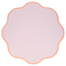 Wavy Round Paper Placemats – Set de Individuales de Papel Redondos con Borde Ondulado