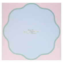 Wavy Round Paper Placemats – Set de Individuales de Papel Redondos con Borde Ondulado