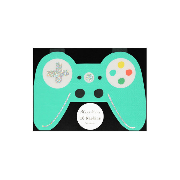Servilletas Gaming Controller – Pack de 16 Servilletas de Papel para Fiesta Temática