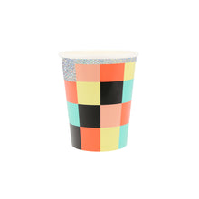 Level Up Cups – Pack de 8 Vasos de Papel para Fiesta Temática