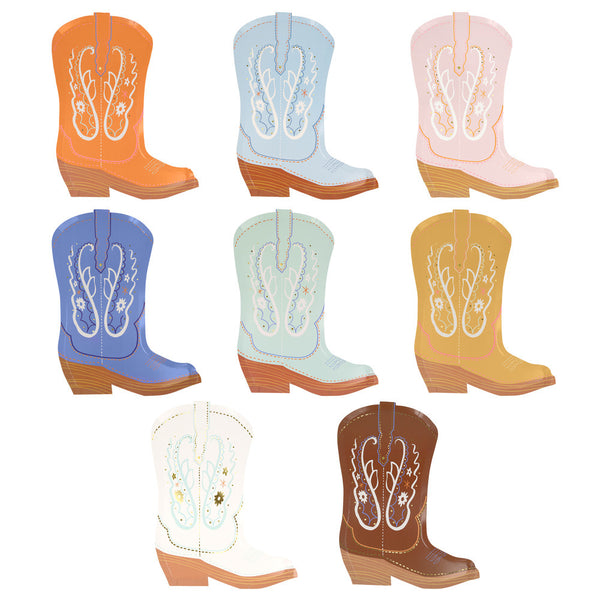 Western Boot Plates – Platos Decorativos Botas Vaqueras