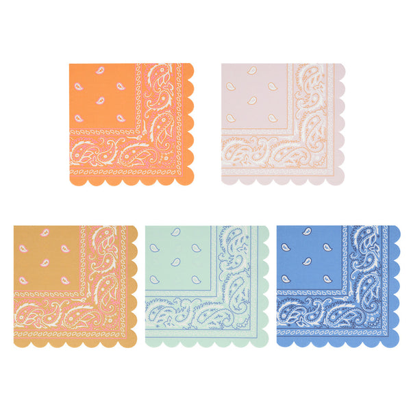 Servilletas Western Party Small – Pack de 16 Servilletas de Papel para Fiesta Vaquera Infantil