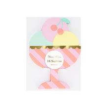 Servilletas Ice Cream – Pack de 16 Servilletas de Papel para Fiesta Infantil